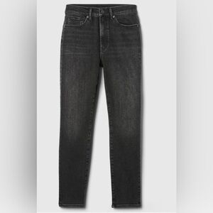 Gap Soft Vintage Slim High Rise Stretch Straight Ankle Black Jeans NWT 14 Short